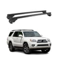 thumbnail image 1 of For 2006-2009 Toyota 4Runner Lockable Roof Rack Cross Bars Luggage Carrier Black, 1 of 12