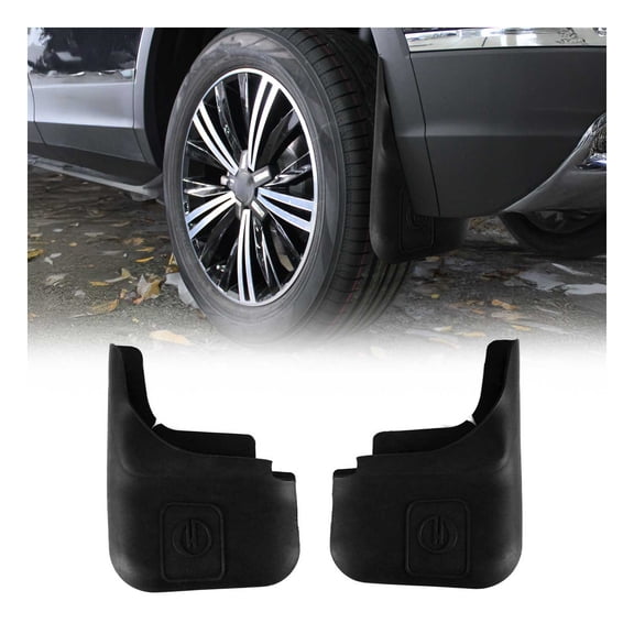 OMAC Mud Guards Splash Mud Flaps for Ford Bronco 2021-2024 Black 2Pcs Plastic