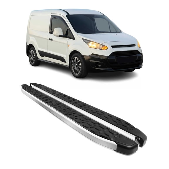 OMAC Nerf Bars Side Steps for Ford Transit Connect 2014-2019 SWB Black Gray