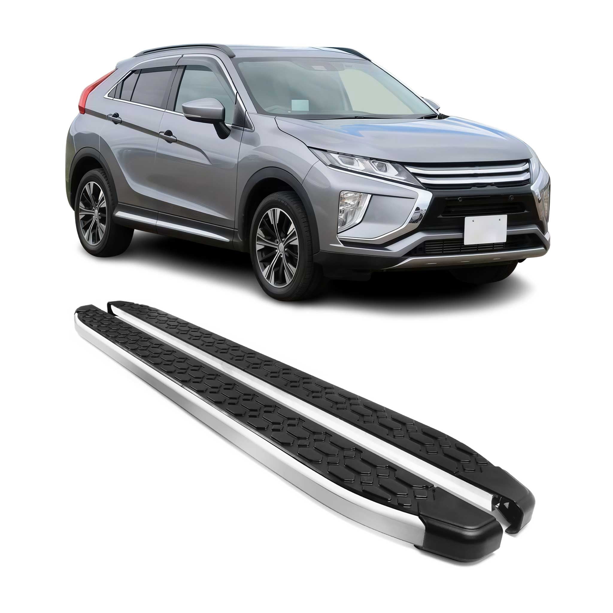 Nerf Bars Side Steps for Mitsubishi Eclipse Cross 2018-2024 Black