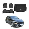 thumbnail image 1 of OMAC Premium Floor Mats & Cargo Liners for Hyundai Kona 2018-2023 Black 5 Pcs, 1 of 10