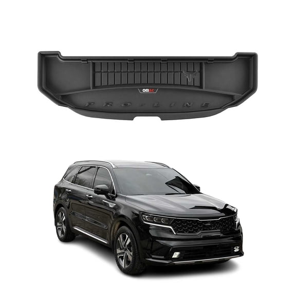 2021-2026 Kia Sorento Hybrid PHEV Premium Cargo Liner Trunk Mat All Weather Heavy Duty Unfolding 3rd Row
