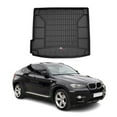 thumbnail image 1 of OMAC Premium Cargo Mats Liner for BMW X6 E71 E72 2008-2014 Rubber TPE Black 1Pc, 1 of 10