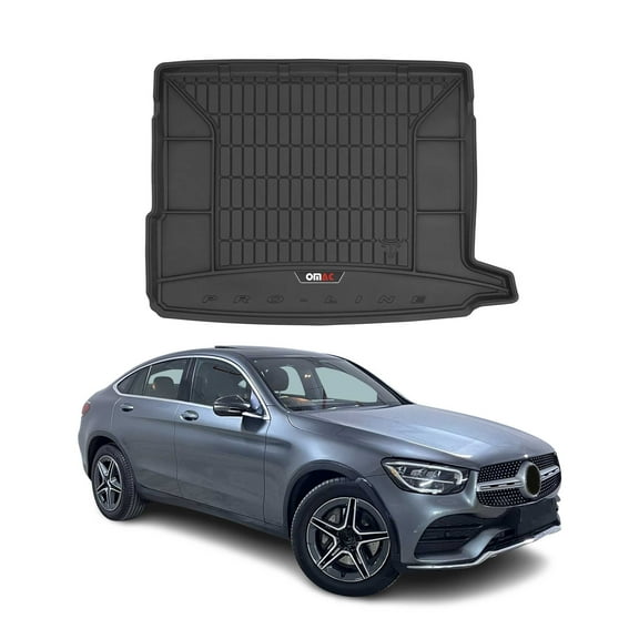 OMAC Premium Cargo Mats Liner for Mercedes GLC Class X253 2016-2019 TPE Black