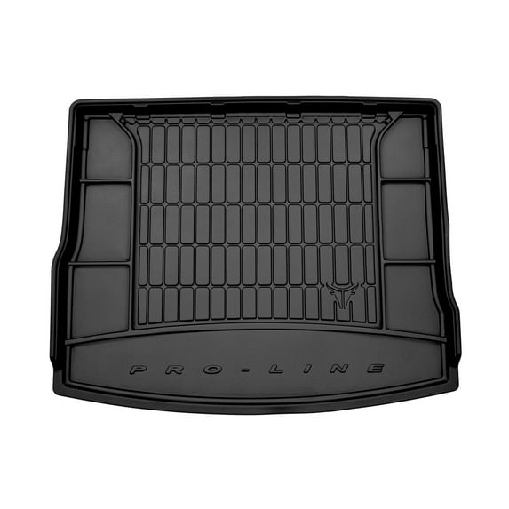 OMAC Premium Trunk Mats for VW Tiguan 2018 to 2023, 3D Molded Cargo Liners, Rubber, All Weather, Black