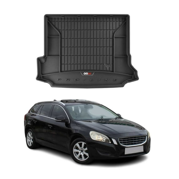 OMAC Premium Cargo Mats Liner for Volvo V60 2015-2018 All-Weather Heavy Duty