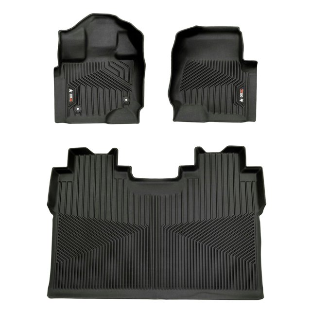 OMAC Premium Floor Mats Liners for Ford F150 SuperCrew 201523 Heavy
