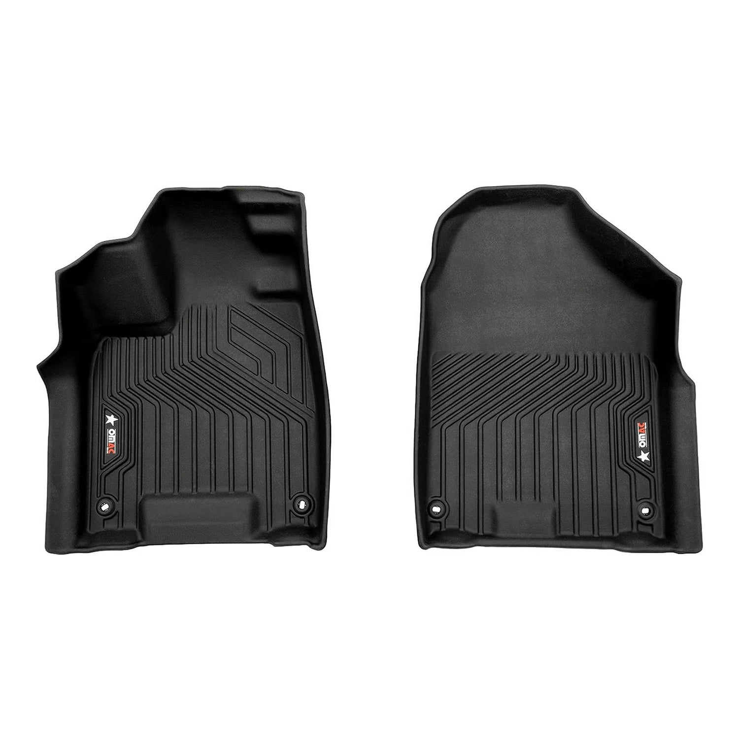 OMAC Premium Floor Mats Liners for Jaguar FPace 20172021 Front 2 Pcs