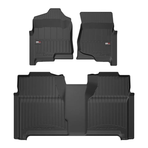 OMAC Premium Floor Mats for Chevrolet Silverado 1500/2500/3500 HD Crew Cab 14-19