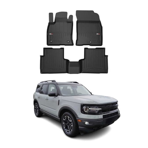 OMAC Premium Floor Mats for Ford Bronco Sport 2021-2024 Heavy Duty All-Weather