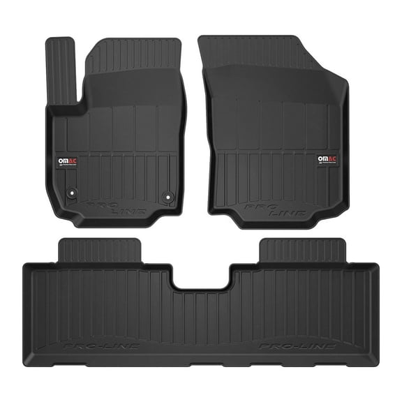 OMAC Premium Floor Mats for GMC Terrain 2018-2024 Heavy Duty All-Weather 3pcs