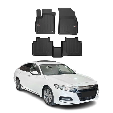 OMAC Premium Floor Mats for Honda Accord 2023-2026 Heavy Duty All-Weather 3pcs