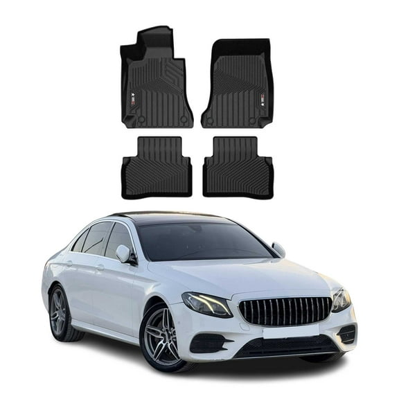 OMAC Premium Floor Mats for Mercedes E Class W213 Sedan 2017-2023 Heavy Duty