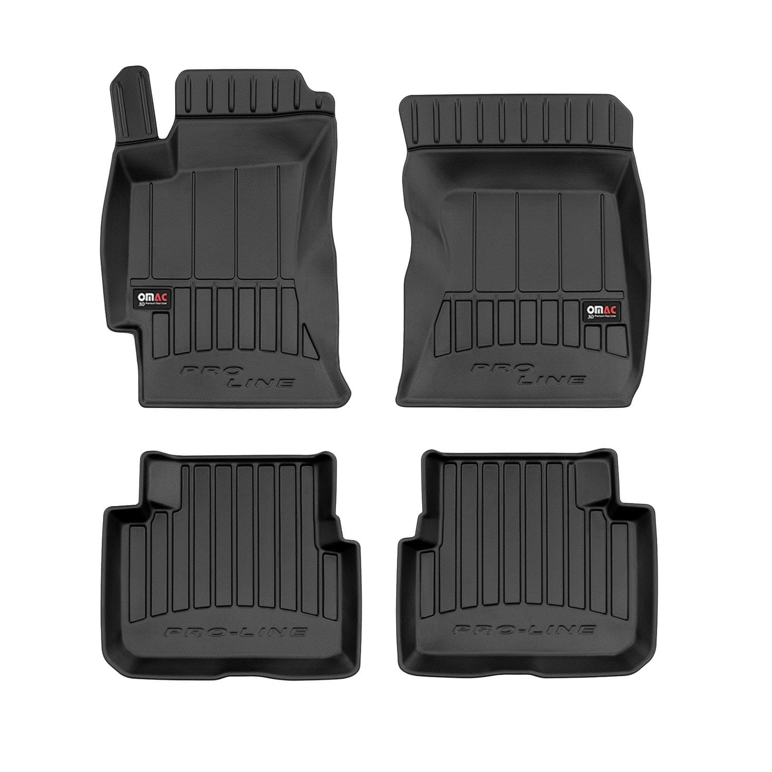 OMAC Premium All-Weather TPE Floor Mats for Subaru Forester 2009-2013 ...