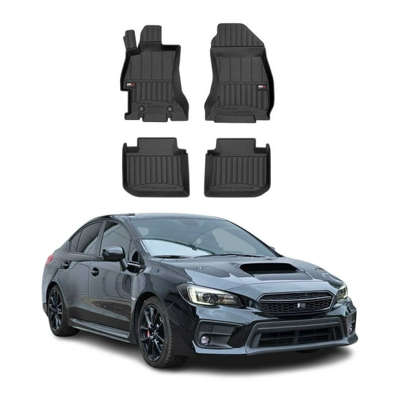OMAC Premium Floor Mats for Subaru Impreza WRX 2012-2021 Waterproof Heavy Duty