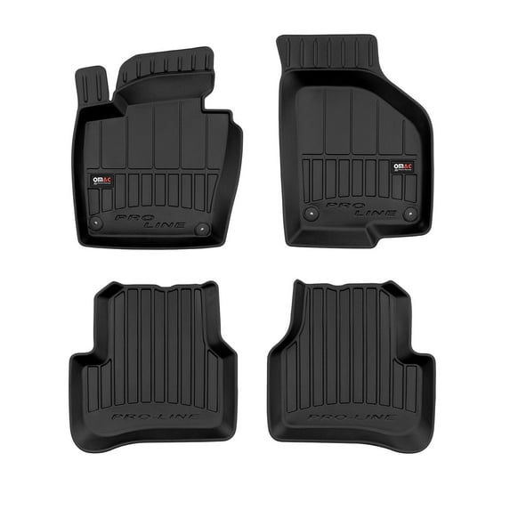 OMAC Premium Floor Mats for VW CC 2013-2017 All-Weather Heavy Duty 4 Pcs