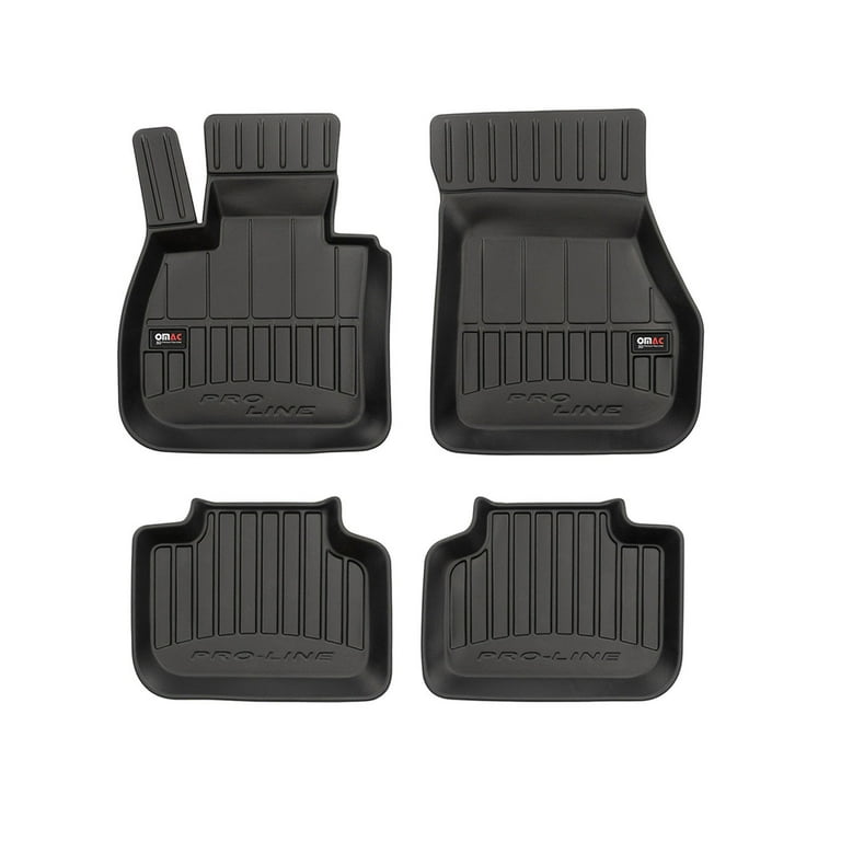 OMAC Premium Floor Mats for for BMW X1 F48 2016 2022 TPE Rubber Black 4Pcs Walmart