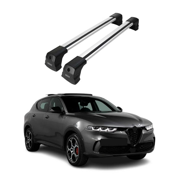 2023-2026 Dodge Hornet Roof Rack Cross Bars Silver
