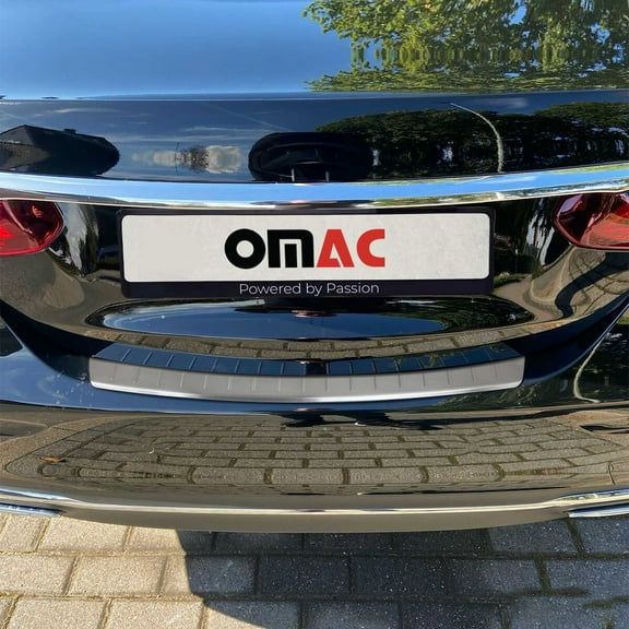 Rear Bumper Sill Cover for Mercedes E Class W213 Sedan 2017-2023 S.Steel Brushed