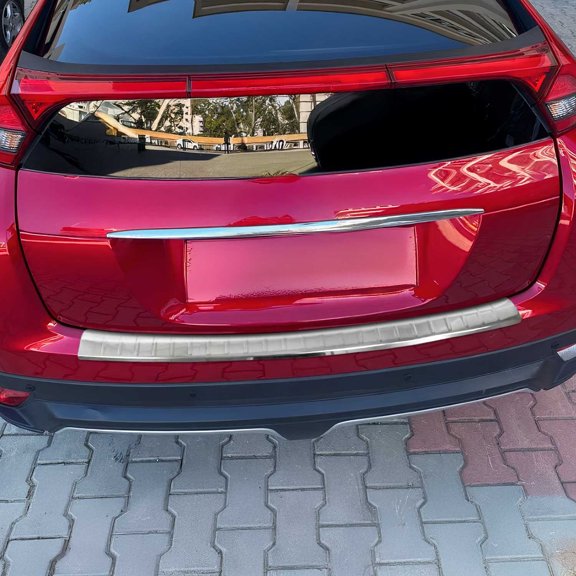 Rear Bumper Sill Cover Guard for Mitsubishi Eclipse Cross 2018-2024 S.Steel