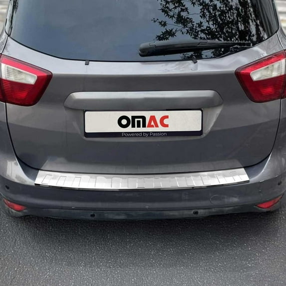 Rear Bumper Sill Cover Protector for Ford C-Max 2013-2017 Stainless Steel 1Pc