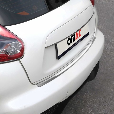 Rear Bumper Sill Cover Guard for Nissan Juke 2015-2017 Brushed Stainless Steel