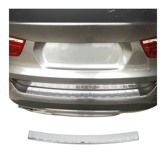 Rear Bumper Sill Cover Protector Guard for VW Golf Mk7 2015-2021 Stainless Steel