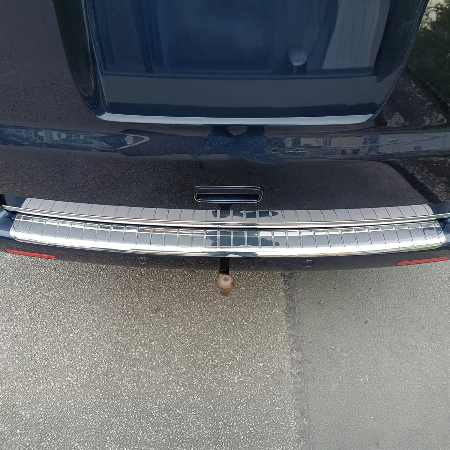 OMAC Brushed Stainless Rear Bumper Sill Cover Protector For VW Passat 2015-2019 – Self-Adhesive 3 thumbnail image