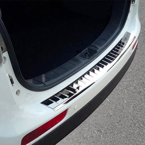 Rear Bumper Sill Cover Guard for Mitsubishi Outlander 2011-2013 Stainless Steel