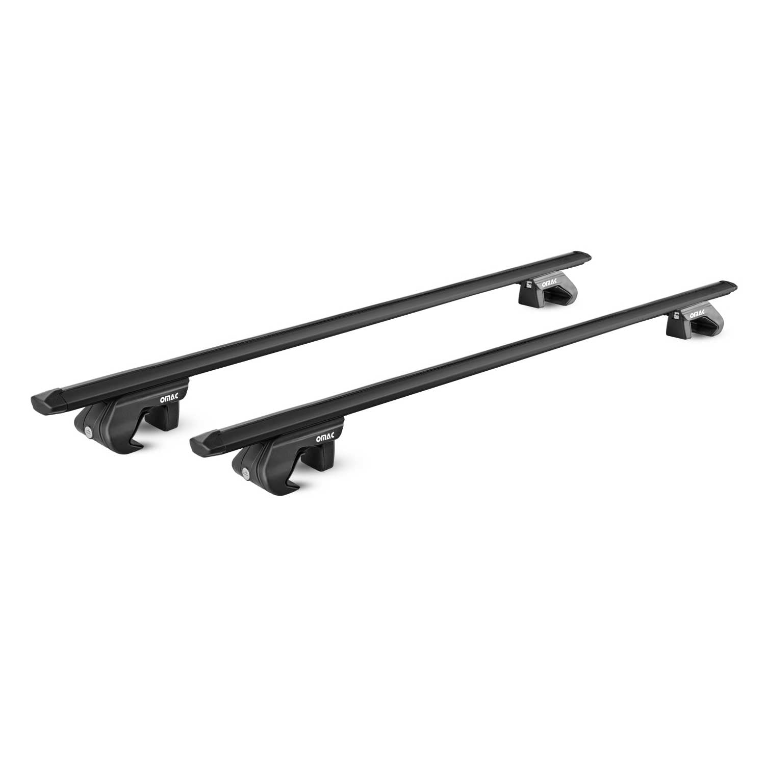 Aluminum Roof Cross Bars For VW Touareg 2012-2019 – Locking, Silver, 150 Lb Capacity For Cargo Boxes & Gear