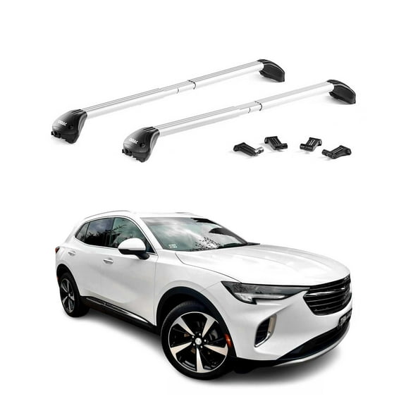 OMAC Roof Rack Cross Bars For Buick Envision 2021-2024 Silver Luggage Carrier 2 Pcs