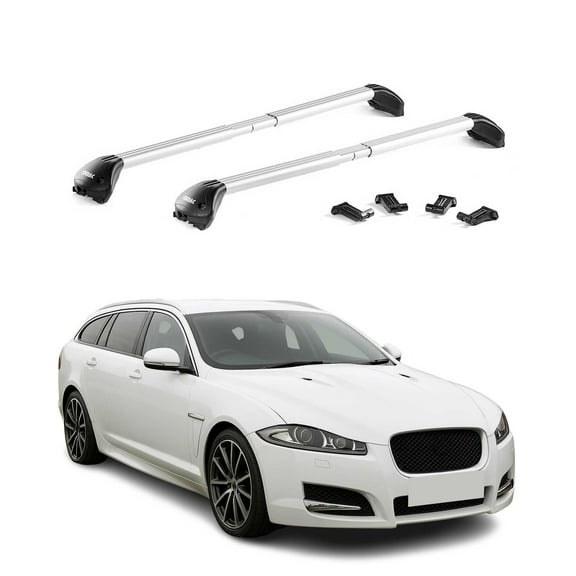 OMAC Roof Rack Cross Bars Luggage Carrier for Chevrolet Trax 2013-2016 Alu Grey 2Pcs