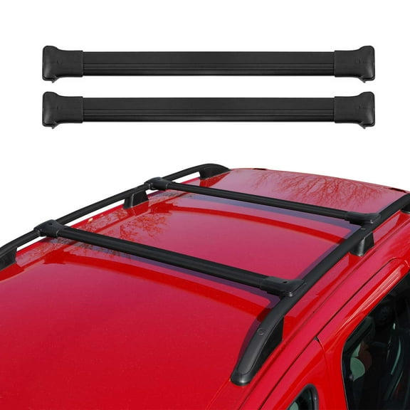 Roof Rack Cross Bars Luggage Carrier for Ford Ranger 2024 Aluminium Black 2Pcs