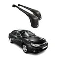 thumbnail image 1 of OMAC Roof Rack Cross Bars Roof Rack Rail Set for Subaru Impreza 2008-2011 Black 2 Pcs, 1 of 7