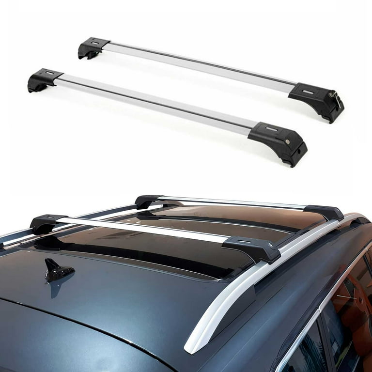 OMAC Roof Rack Cross Bars Set, Anti-Theft, Adjustable, Waterproof