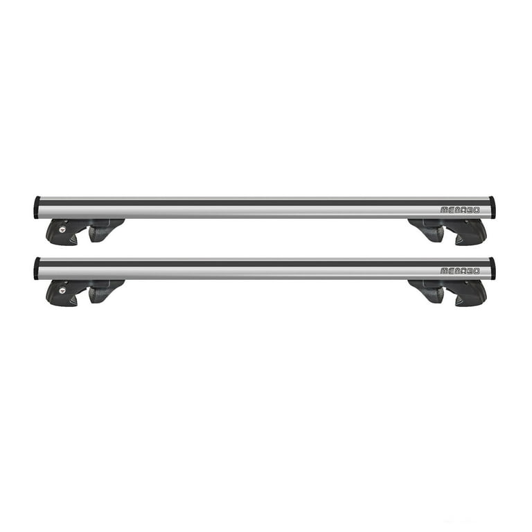 OMAC Roof Rack Cross Bars Set for Subaru Impreza Wagon 2000 to 2007 198 Pounds 2 Pieces Silver
