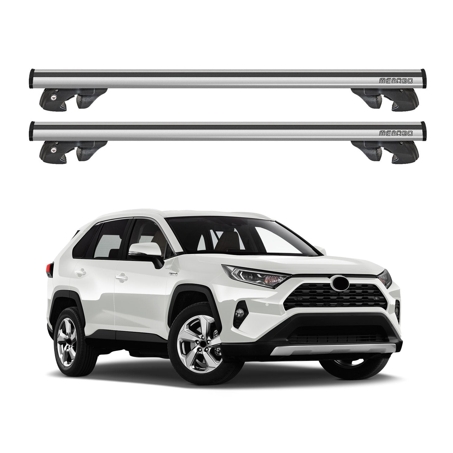 OMAC Roof Rack Cross Bars Set for Toyota RAV4 XA50 2018 to 2023, 198