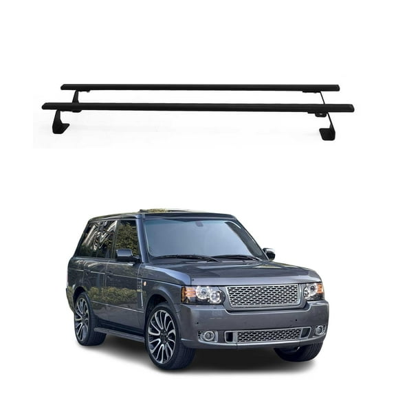 OMAC Roof Rack Cross Bars fits Land Rover Range Rover Vogue L322 2001-2012 Black