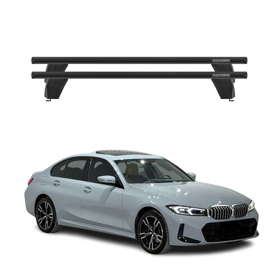 2021-2026 BMW 3 Series G20 Sedan 2019-2026 / M3 G80 Roof Rack Cross Bars Black