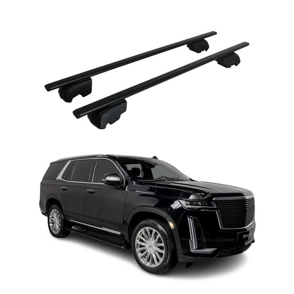 2021-2026 Cadillac Escalade ESV Roof Rack Cross Bars Black