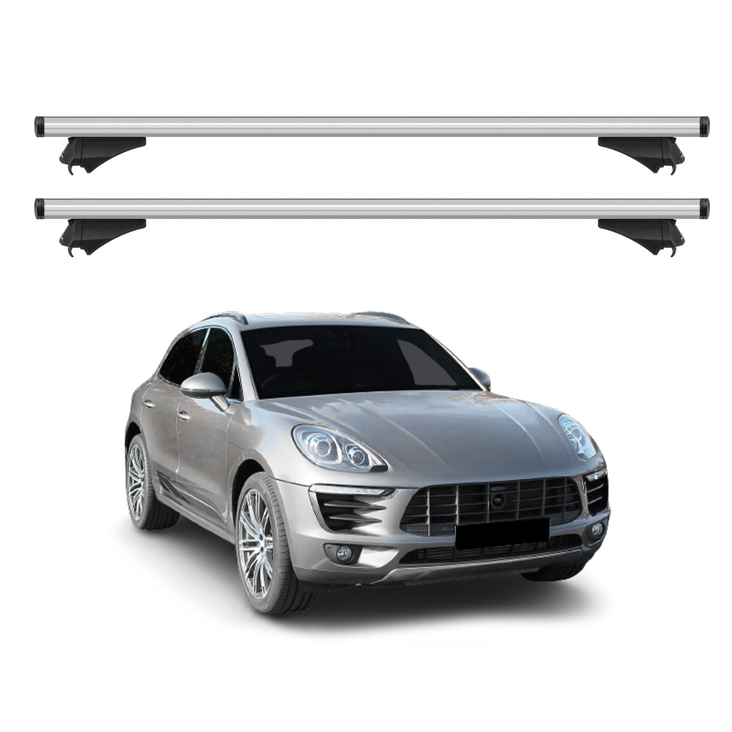 OMAC Roof Rack Cross Bars for Porsche Macan 95B 2015 to 2023, 165