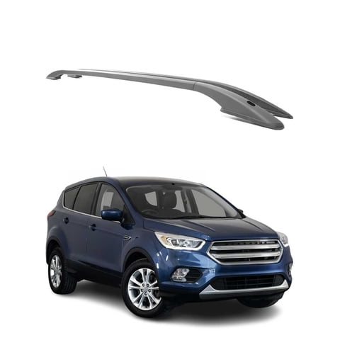 OMAC Roof Rack Side Rails for Ford Escape 2013-2019 Aluminium Gray 2 Pcs