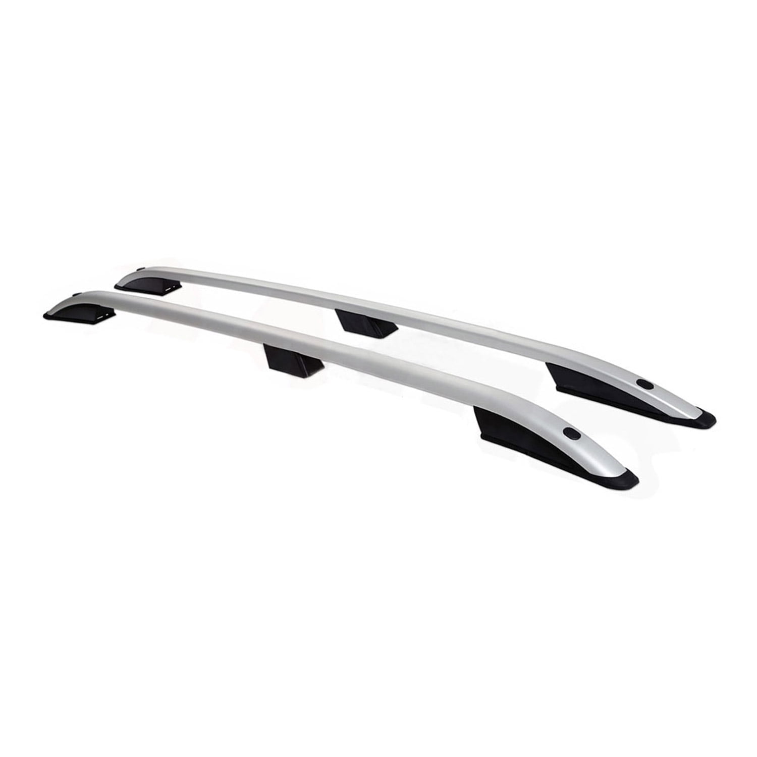 OMAC Roof Rack Side Rails for VW Tiguan 20092017 Gray Aluminium 2 Pcs