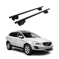 thumbnail image 1 of OMAC Roof Racks Luggage Carrier Cross Bars Iron for Volvo XC60 2010-2017 Black 2 Pcs Anti-Theft for Travel Kayak Canoe Surf Ski Snowboard Camping, 1 of 7