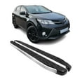 thumbnail image 1 of OMAC Running Board Side Steps Nerf Bar for Toyota RAV4 2013-2018 Black Silver 2Pcs, 1 of 7