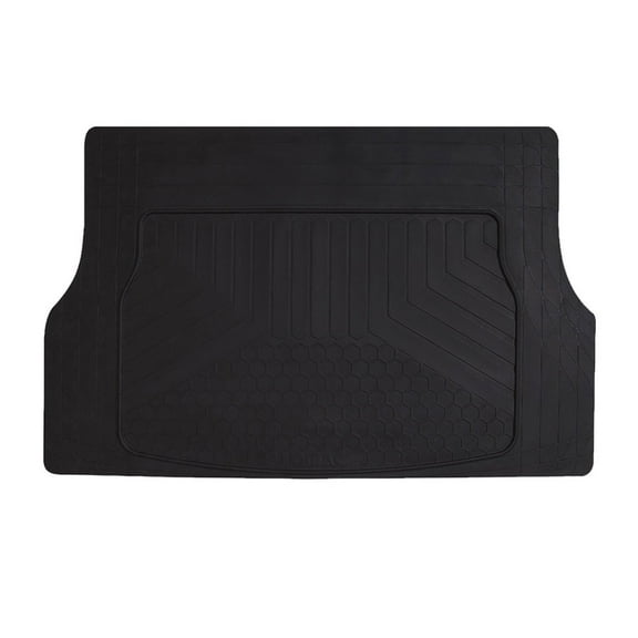 OMAC Semi-Custom fit Cargo Mats Liner All Weather for Mercedes E Class Rubber Black 1Pc