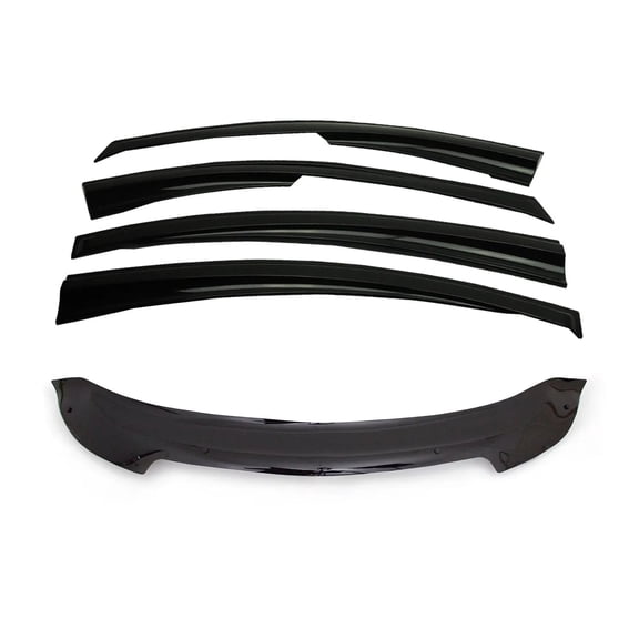 Set Bug Shield Hood Deflector & Window Visor for Chevrolet Cruze 2011-2015 Sedan