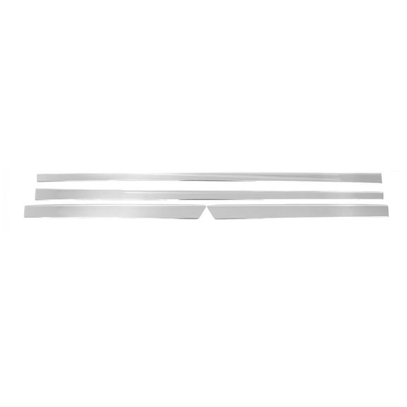 OMAC Side Door Molding Trim Skirt Garnish for Kia Sportage 2011-16 Stainless Steel 4x