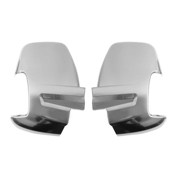 OMAC Side Mirror Cover Caps Fits Ford Transit 2015-2025 Matt Stainless Steel 2 Pcs