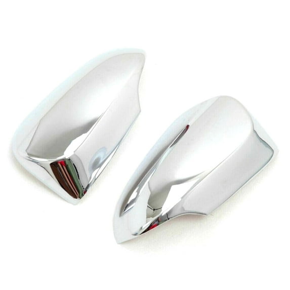 OMAC Side Mirror Cover Caps Fits Toyota Corolla 2014-2019 Chrome Silver 2 Pcs